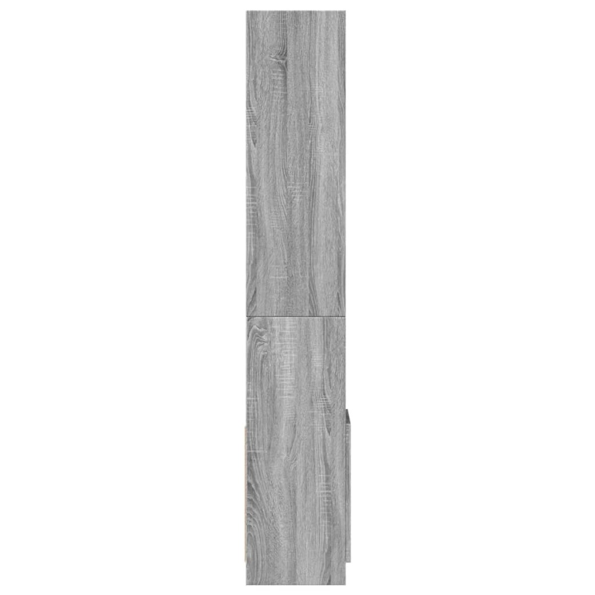 vidaXL Ντουλάπι Γκρι Sonoma 92x33x180εκ. από Επεξεργασμένο Ξύλο