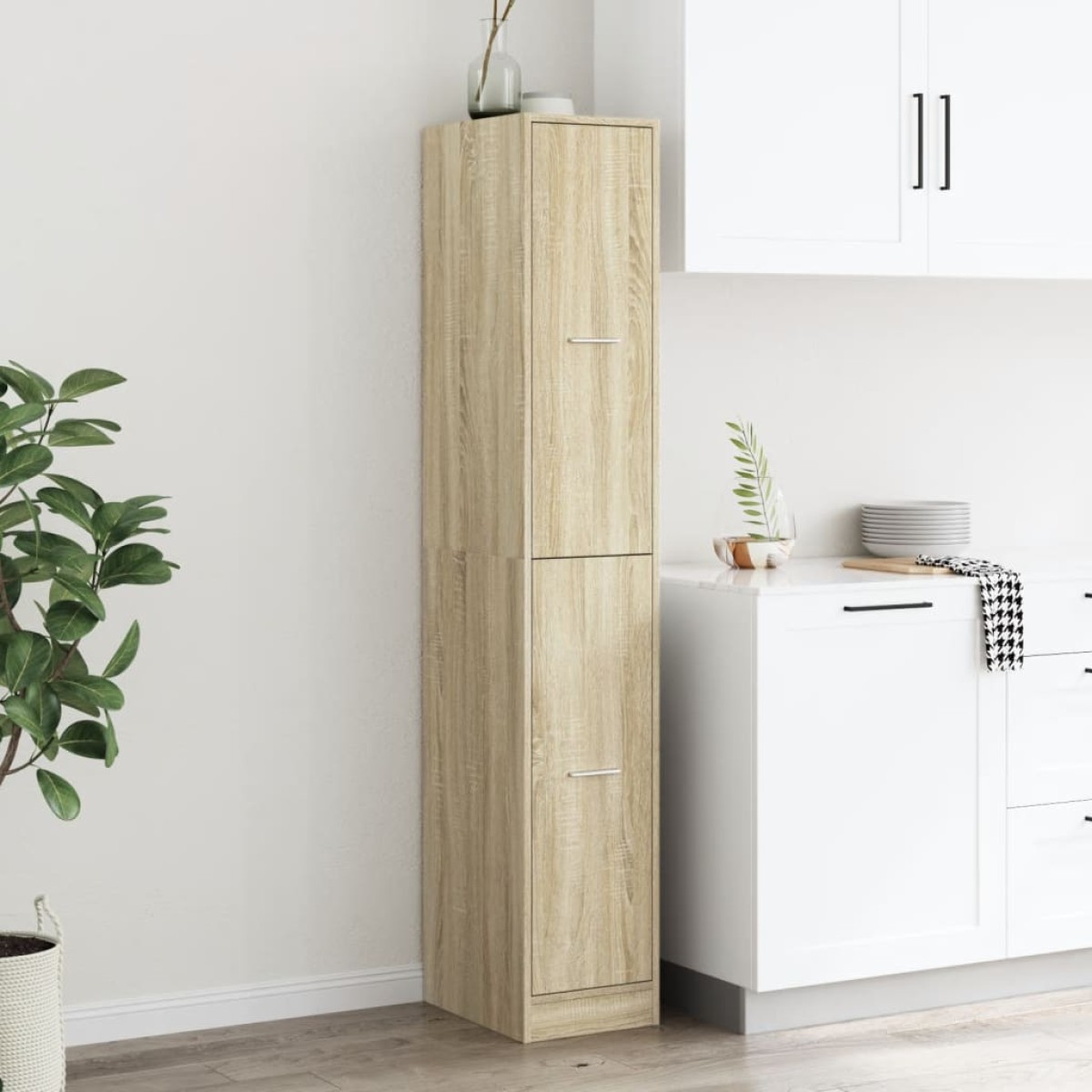 vidaXL Συρταριέρα Γενικής Χρήσης Sonoma Δρυς 30x41x174,5εκ Επεξ. Ξύλο