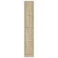 vidaXL Συρταριέρα Γενικής Χρήσης Sonoma Δρυς 30x41x174,5εκ Επεξ. Ξύλο