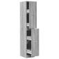 vidaXL Συρταριέρα Γενικής Χρήσης Γκρι Sonoma 30x41x174,5 εκ.Επεξ. Ξύλο