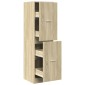 vidaXL Συρταριέρα Γενικής Χρήσης Sonoma Δρυς 40x41x144,5εκ Επεξ. Ξύλο