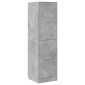 vidaXL Συρταριέρα Γενικής Χρήσης Γκρι Σκυρ.40x41x144,5 εκ. Επεξ. Ξύλο
