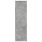 vidaXL Συρταριέρα Γενικής Χρήσης Γκρι Σκυρ.40x41x144,5 εκ. Επεξ. Ξύλο