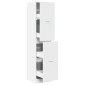 vidaXL Συρταριέρα Γενικής Χρήσης Λευκή 40x41x174,5 εκ. Επεξ. Ξύλο