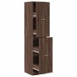 vidaXL Συρταριέρα Γενικής Χρήσης Καφέ Δρυς 40x41x174,5 εκ. Επεξ. Ξύλο