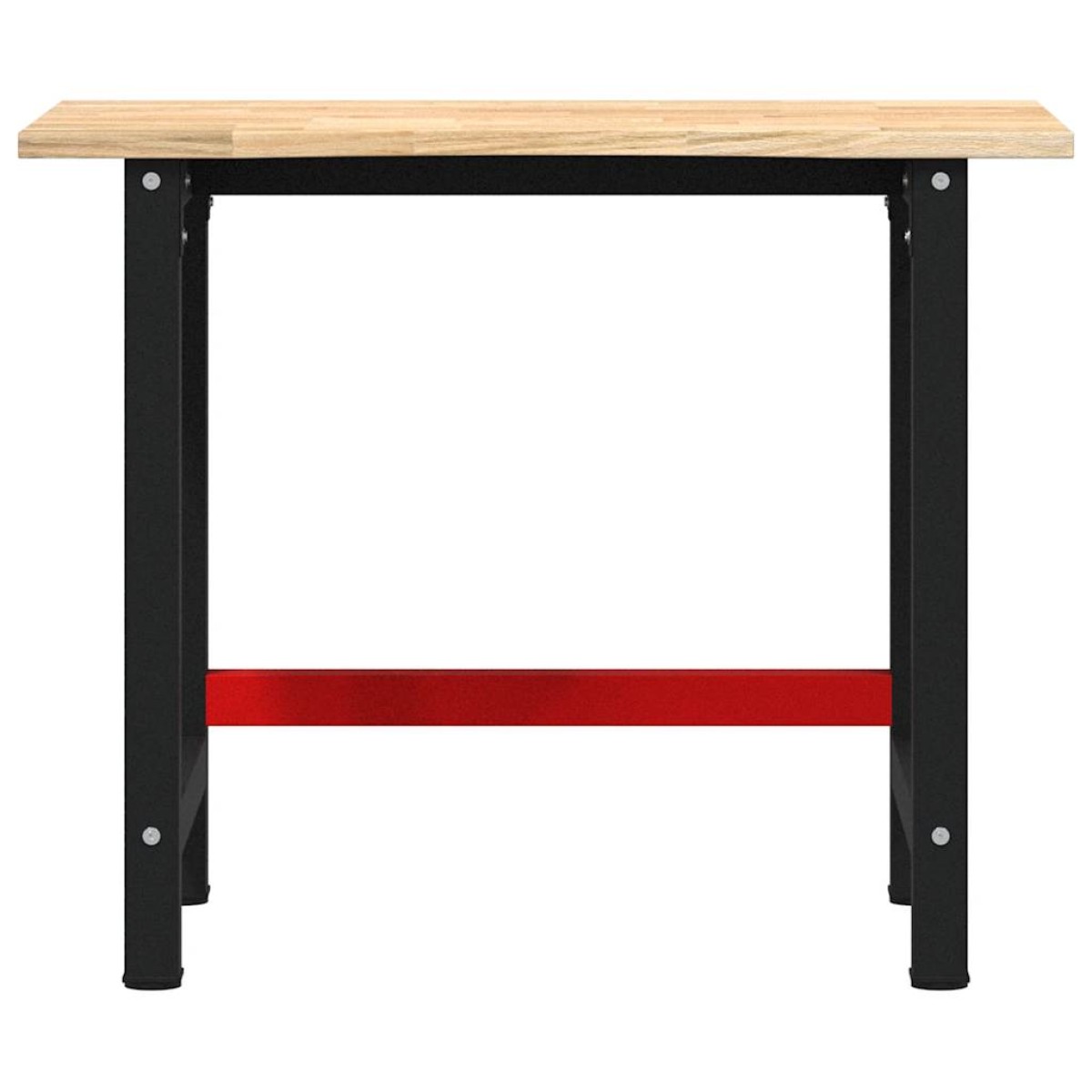VidaXL Πάγκος Εργασίας 100x60x81,5 cm Μασίφ Ξύλο Δρυς