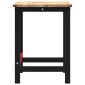 VidaXL Πάγκος Εργασίας 100x60x81,5 cm Μασίφ Ξύλο Δρυς