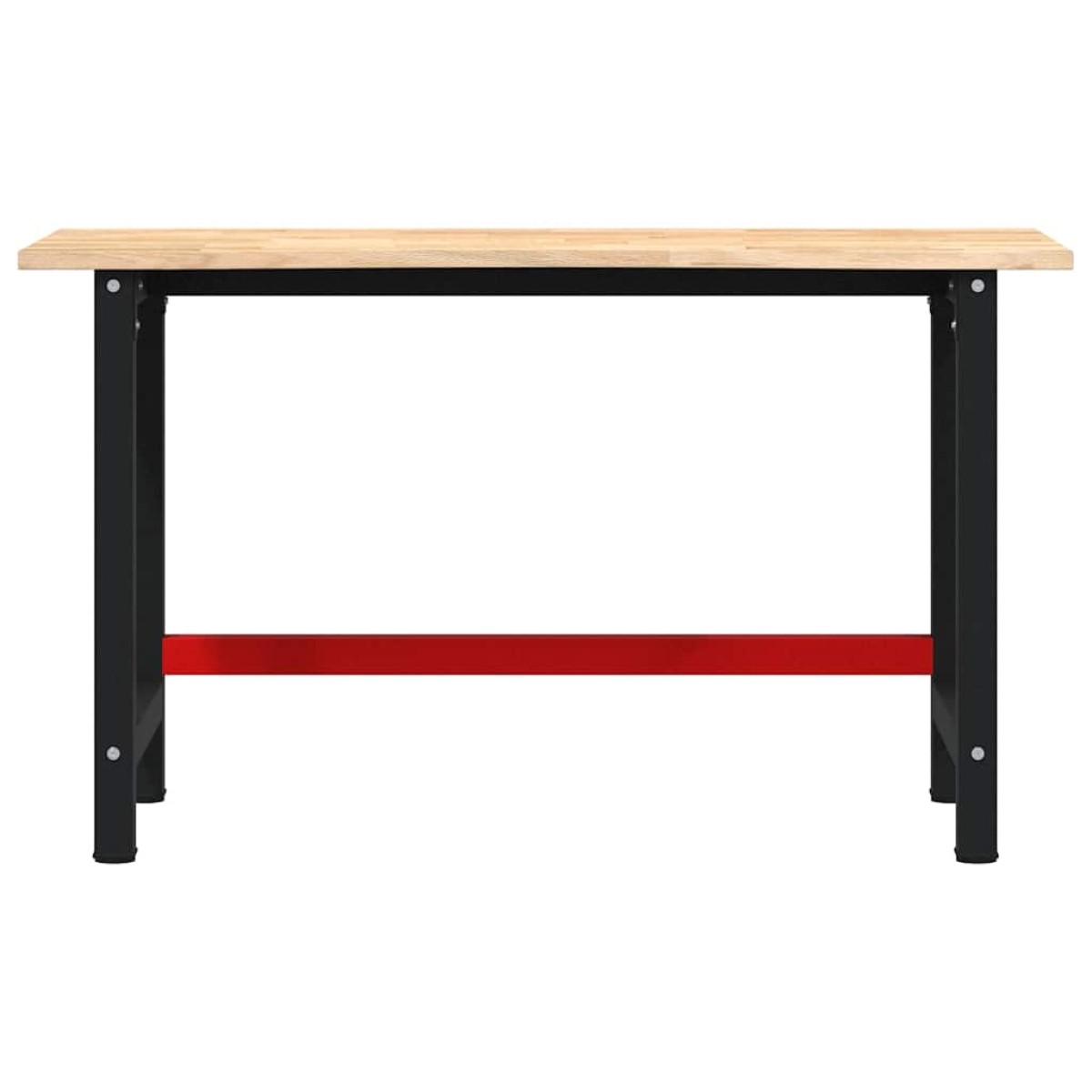 Πάγκος εργασίας vidaXL 140x60x81,5 cm μασίφ ξύλο δρυς