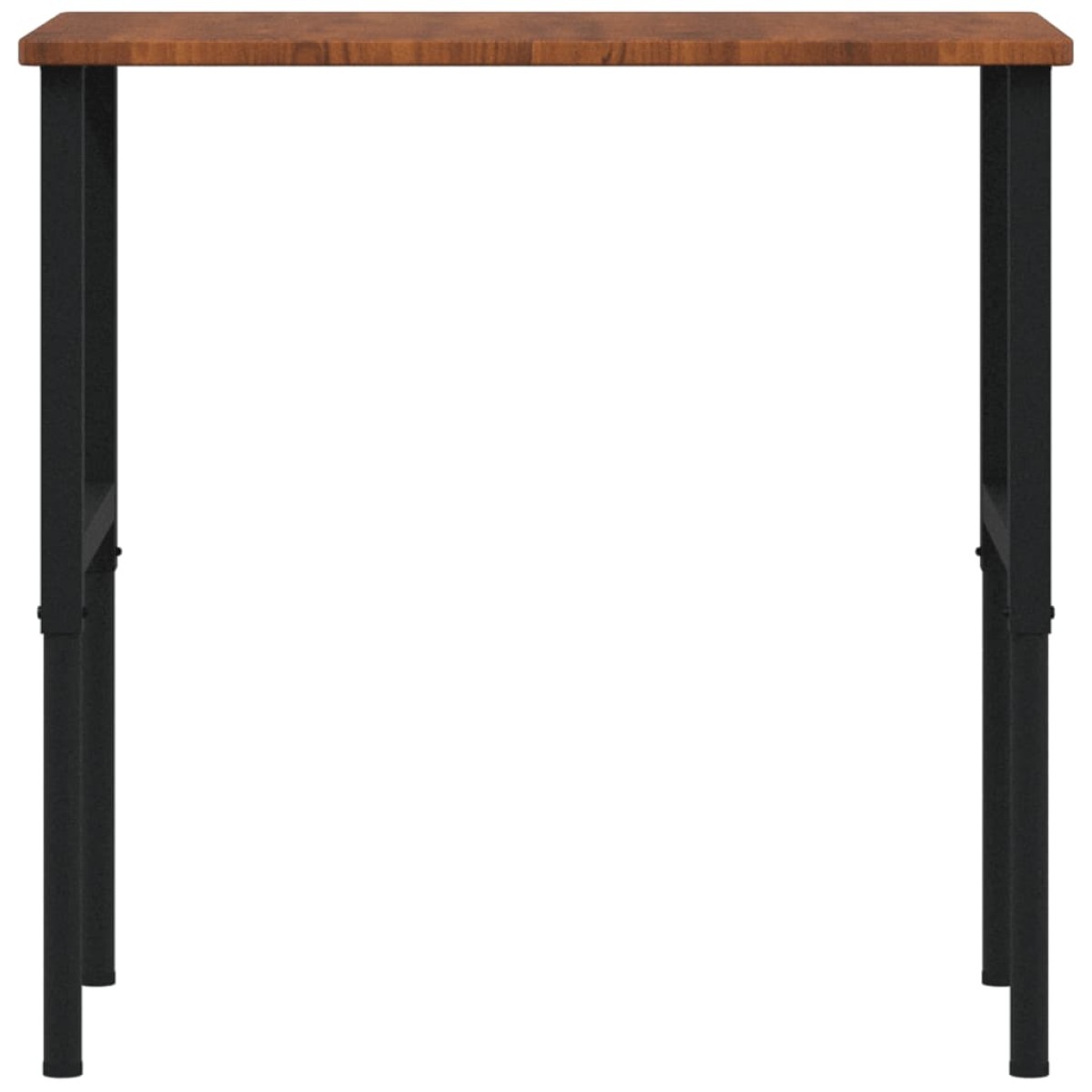 vidaXL Πάγκος Εργασίας Ορθογώνιος 100x60x(71,5-98) εκ Μασίφ Ξύλο Δρυός