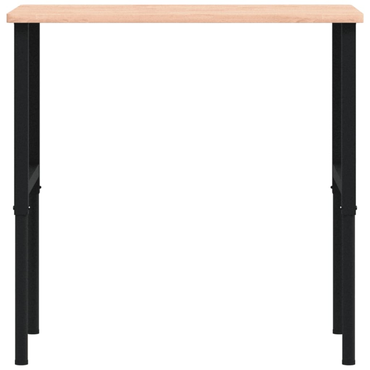 vidaXL Πάγκος Εργασίας Ορθογώνιος 100x60x(71,5-98) εκ Μασίφ Ξύλο Οξιάς