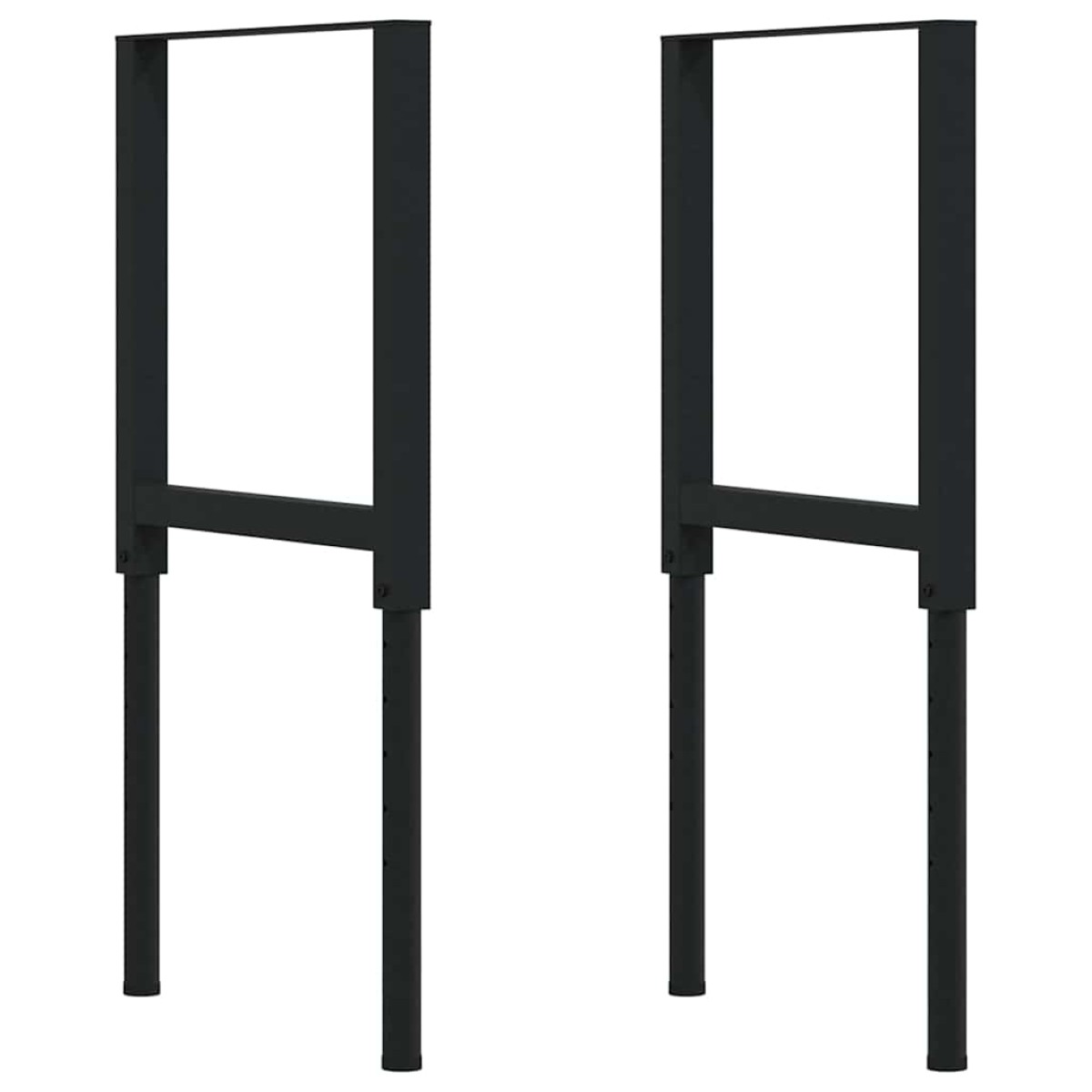 vidaXL Πάγκος Εργασίας Ορθογώνιος100x60x(73-99,5)εκ Μασίφ Ξύλο Ακακίας