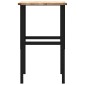 πάγκος εργασίας vidaXL 80x60x(71,5-98) cm Μασίφ Ξύλο Δρυς