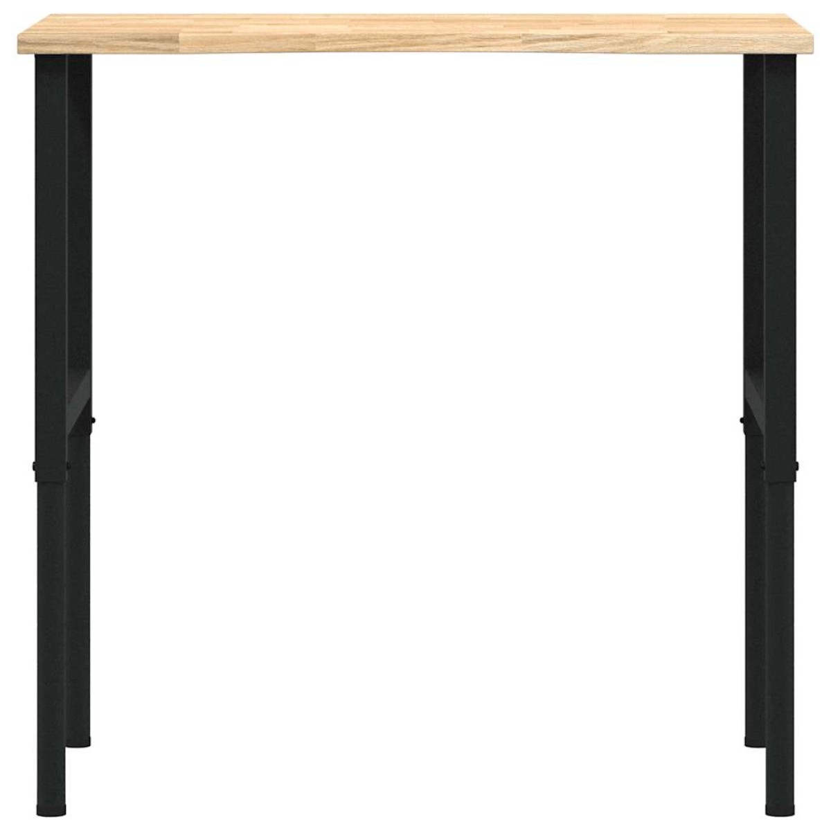 VidaXL Πάγκος Εργασίας 100x60x(71,5-98) cm Μασίφ Ξύλο Δρυς