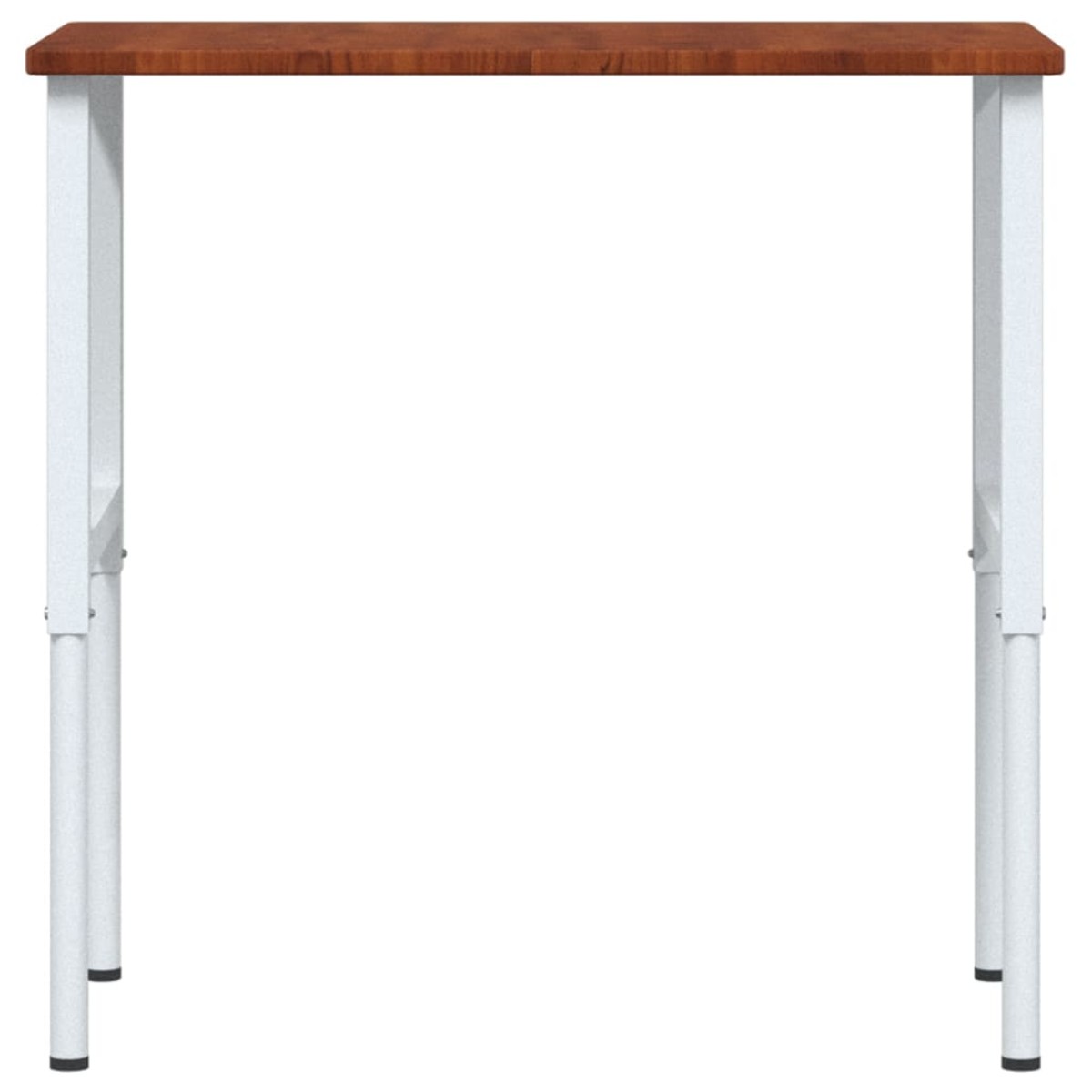 vidaXL Πάγκος Εργασίας Ορθογώνιος 100x60x(71,5-98) εκ Μασίφ Ξύλο Δρυός