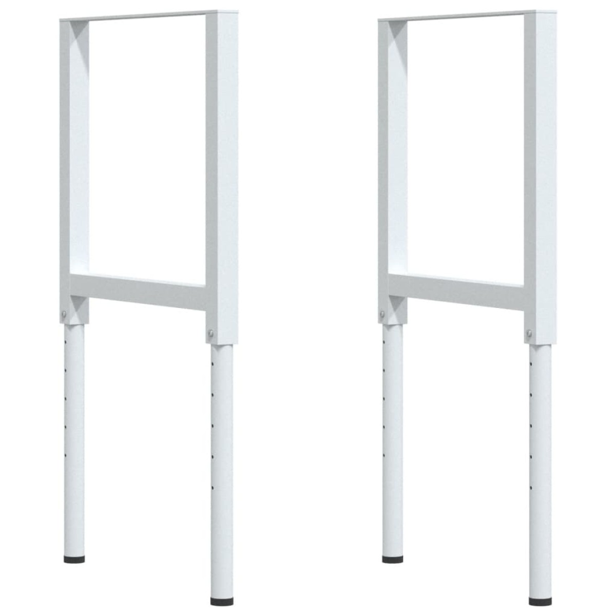vidaXL Πάγκος Εργασίας Ορθογώνιος 100x60x(71,5-98) εκ Μασίφ Ξύλο Οξιάς