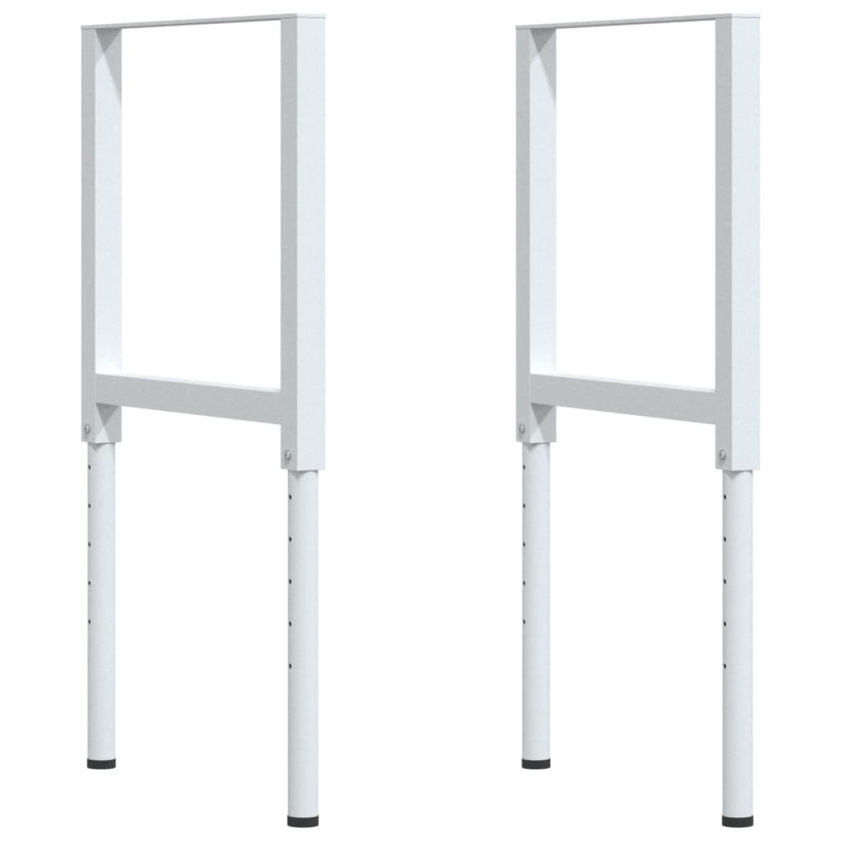 vidaXL Πάγκος Εργασίας Ορθογώνιος 100x60x(73-99,5) εκ Μασίφ Ξύλο Οξιάς