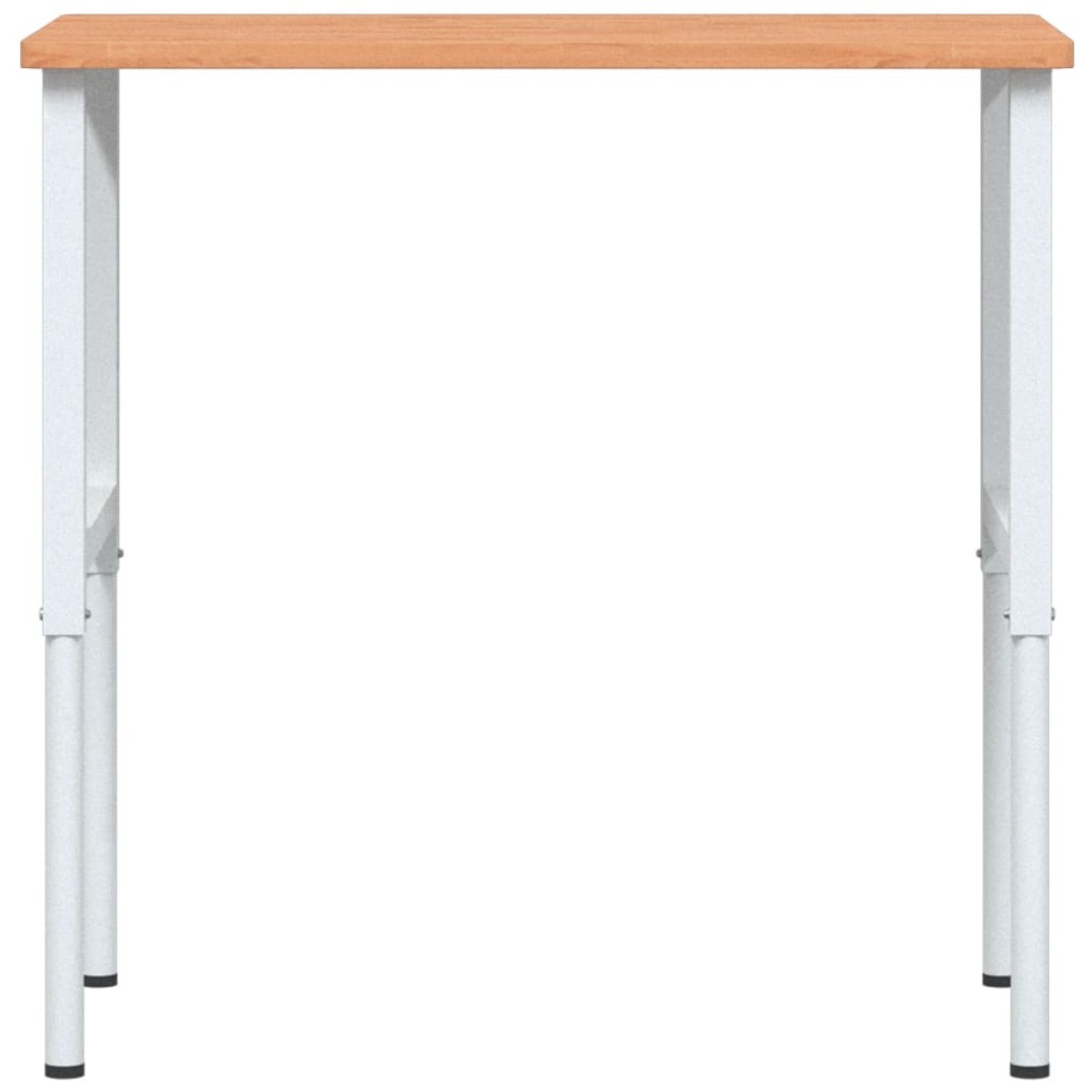 vidaXL Πάγκος Εργασίας Ορθογώνιος 100x60x(71,5-98) εκ Μασίφ Ξύλο Οξιάς