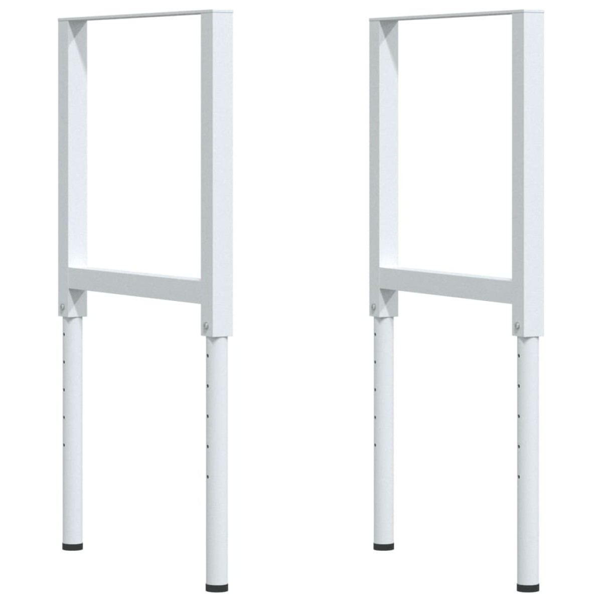 vidaXL Πάγκος Εργασίας Ορθογώνιος 100x60x(71,5-98) εκ Μασίφ Ξύλο Οξιάς