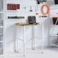 πάγκος εργασίας vidaXL 80x60x(71,5-98) cm Μασίφ Ξύλο Δρυς