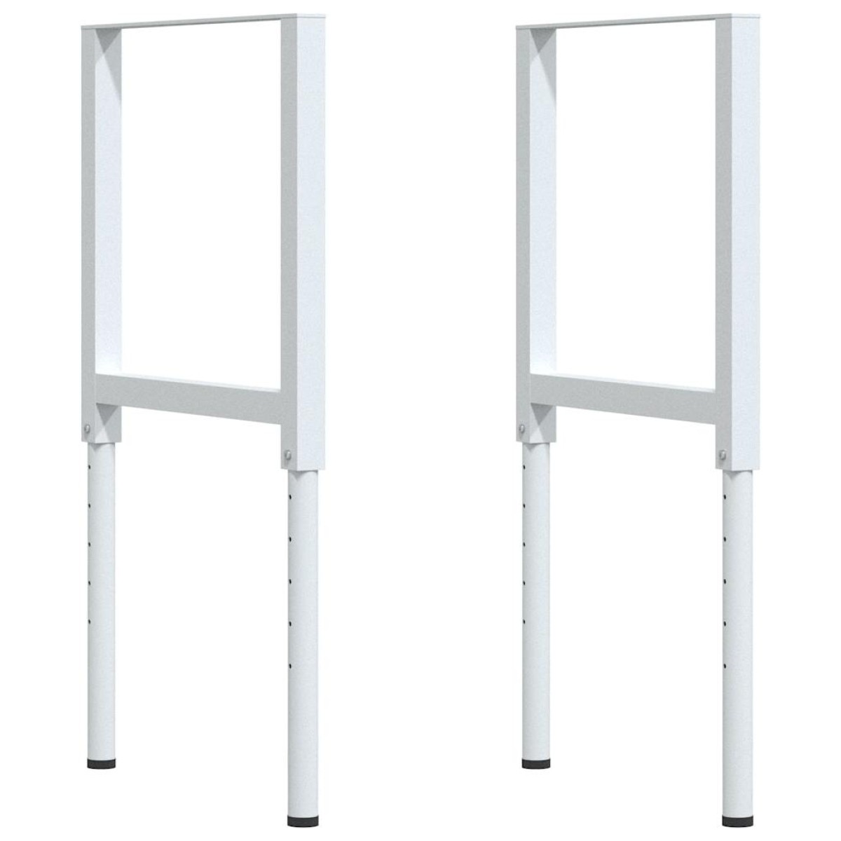 πάγκος εργασίας vidaXL 80x60x(71,5-98) cm Μασίφ Ξύλο Δρυς