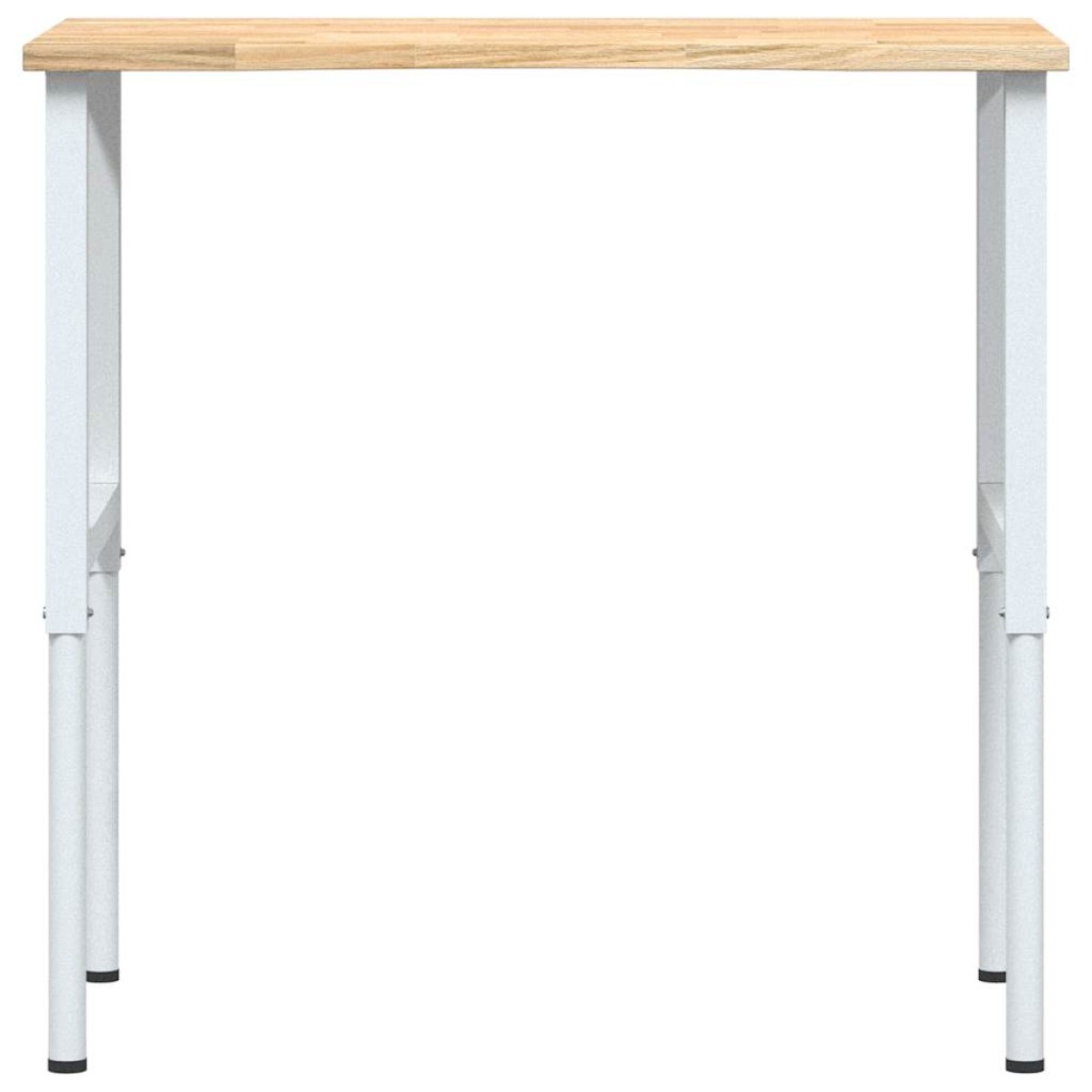 VidaXL Πάγκος Εργασίας 100x60x(71,5-98) cm Μασίφ Ξύλο Δρυς