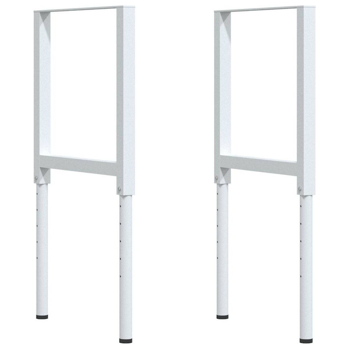 VidaXL Πάγκος Εργασίας 100x60x(71,5-98) cm Μασίφ Ξύλο Δρυς