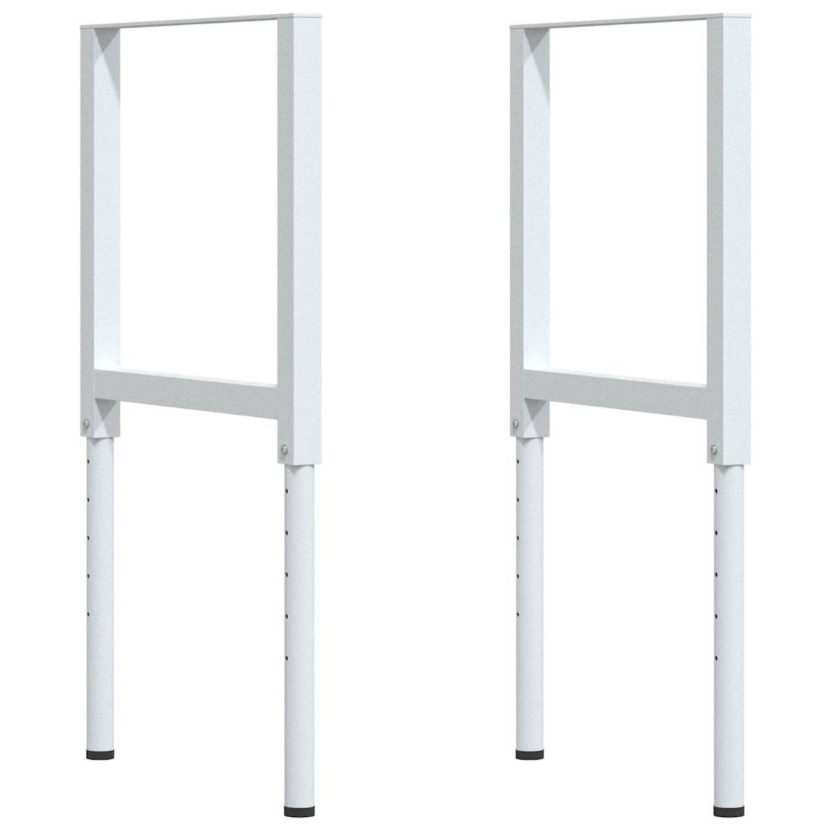vidaXL πάγκος εργασίας σκούρο καφέ 80x60x(71,5-98) cm μασίφ ξύλο δρυς