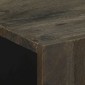 vidaXL Μπουφέδες 3 τεμαχίων Μαύροι 60x33x75 εκ. από Μασίφ Ξύλο Μάνγκο
