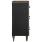 vidaXL Sideboards 2 τεμάχια ανοιχτό γκρι 60x33,5x75cm μασίφ ξύλο Mango
