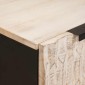 vidaXL Πλαϊνό γραφείο 2 τμχ. 60 x 33 x 75 cm Στερεό ξύλο μάνγκο