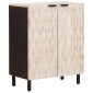 vidaXL Πλαϊνό γραφείο 3 τμχ. 60 x 33 x 75 cm Στερεό ξύλο μάνγκο