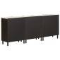 vidaXL Πλαϊνό γραφείο 3 τμχ. 60 x 33 x 75 cm Στερεό ξύλο μάνγκο