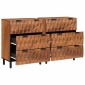 vidaXL Πλαϊνό γραφείο 2 τμχ. 60 x 33 x 75 cm Στερεό ξύλο μάνγκο