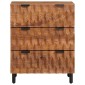 vidaXL Πλαϊνό γραφείο 2 τμχ. 60 x 33 x 75 cm Στερεό ξύλο μάνγκο