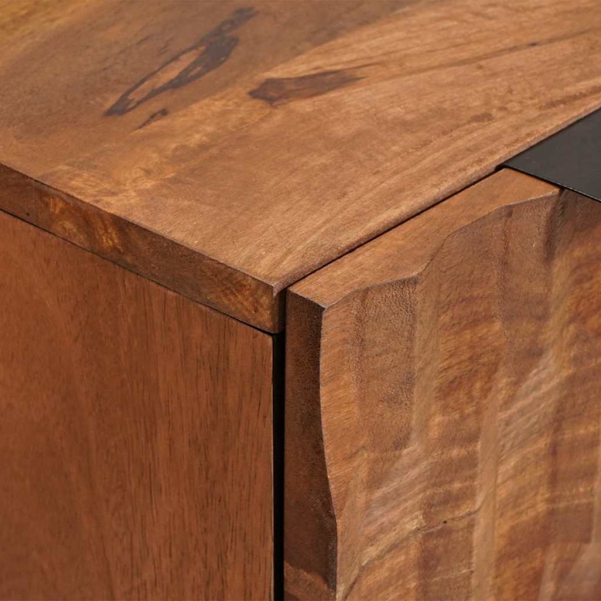 vidaXL Πλαϊνό γραφείο 2 τμχ. 60 x 33 x 75 cm Στερεό ξύλο μάνγκο