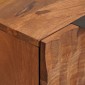vidaXL Πλαϊνό γραφείο 2 τμχ. 60 x 33 x 75 cm Στερεό ξύλο μάνγκο