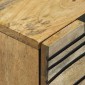vidaXL Σετ Μπουφέδων 2 τμχ. Φυσικό 120 x 33 x 75 εκ Στερεό ξύλο μάνγκο