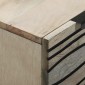 vidaXL Σετ Μπουφέδων 2 τμχ. Λευκό 120 x 33 x 75 εκ Στερεό ξύλο μάνγκο