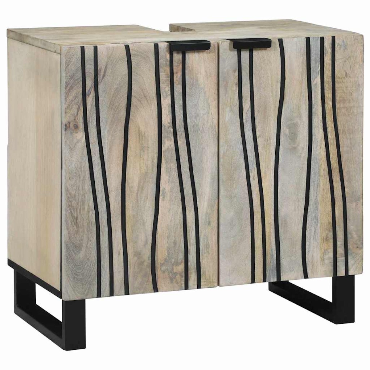 vidaXL Σετ Επίπλων Μπάνιου 3 τμχ. Λευκό 38 x 33 x 160 εκ.