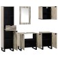 vidaXL Σετ Επίπλων Μπάνιου 5 τμχ. Καρυδιά Καφέ 38 x 33 x 160 εκ.