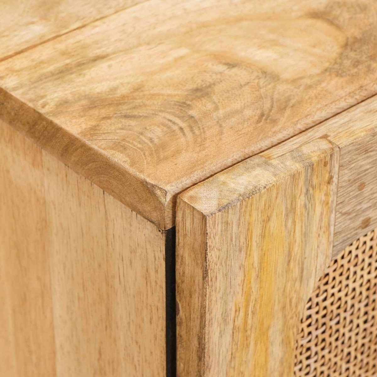 vidaXL Πλαϊνό γραφείο 2 τμχ. 60 x 33 x 75 cm Στερεό ξύλο μάνγκο Καφέ