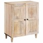 vidaXL Πλαϊνό γραφείο 3 τμχ. 180 x 33,5 x 75 εκ. Μασίφ ξύλο μάνγκο
