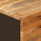 vidaXL Πλαϊνό γραφείο 2 τμχ. 60 x 33 x 75 cm Στερεό ξύλο μάνγκο Καφέ