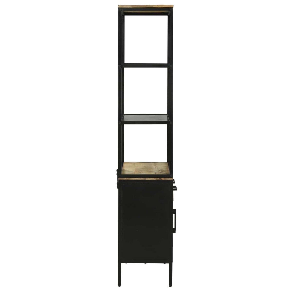 vidaXL Highboard με συρτάρι Καφέ 70 x 35 x 180 εκ. Στερεό ξύλο μάνγκο