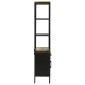vidaXL Highboard με συρτάρι Καφέ 70 x 35 x 180 εκ. Στερεό ξύλο μάνγκο