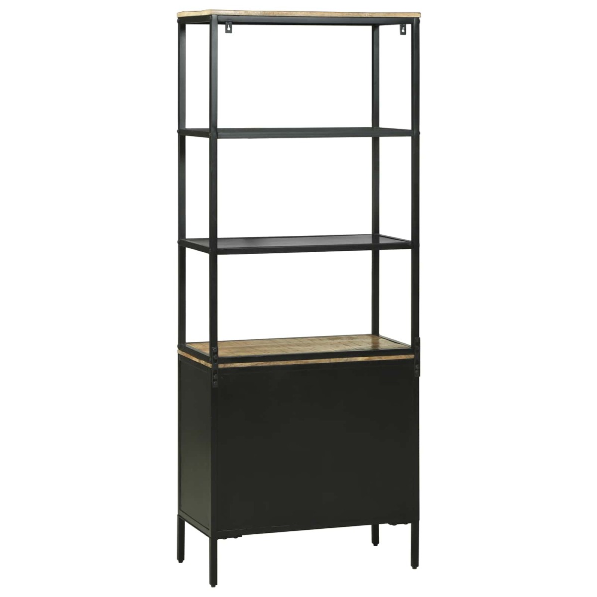 vidaXL Highboard με συρτάρι Καφέ 70 x 35 x 180 εκ. Στερεό ξύλο μάνγκο