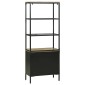 vidaXL Highboard με συρτάρι Καφέ 70 x 35 x 180 εκ. Στερεό ξύλο μάνγκο