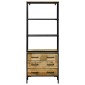 vidaXL Highboard με συρτάρι Καφέ 70 x 35 x 180 εκ. Στερεό ξύλο μάνγκο