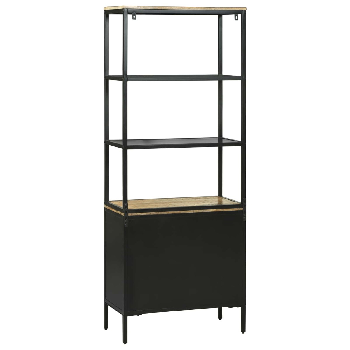vidaXL Highboard με συρτάρι Καφέ 70 x 35 x 180 εκ. Στερεό ξύλο μάνγκο