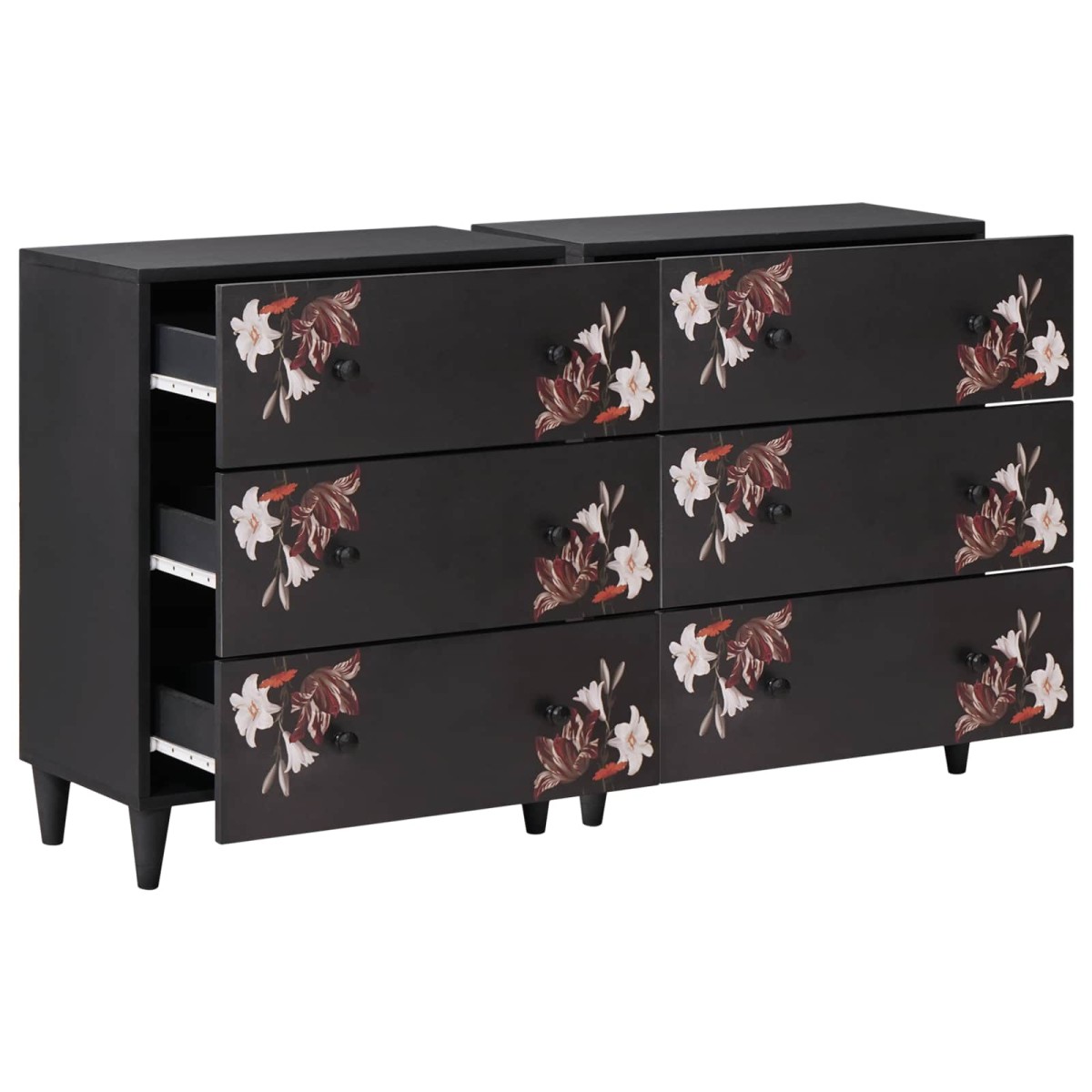 vidaXL Ντουλάπες Αποθήκευσης 2 τμχ. 120 x 33 x 75 εκ Πολύχρωμο